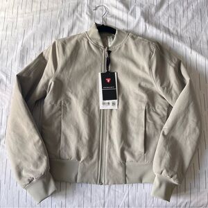 Lululemon Non Stop Bomber Jacket Raw Linen New Sz 4